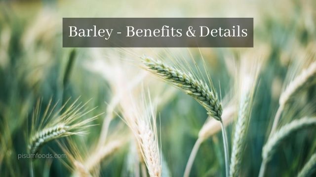 Barley - Benefits & Details